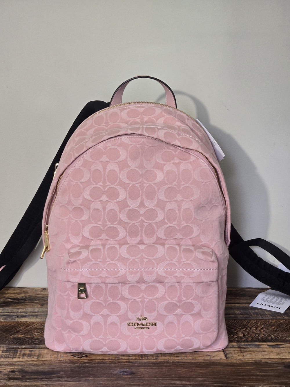 Coach Taylor Backpack In Signature Denim - Picture 2 of 9